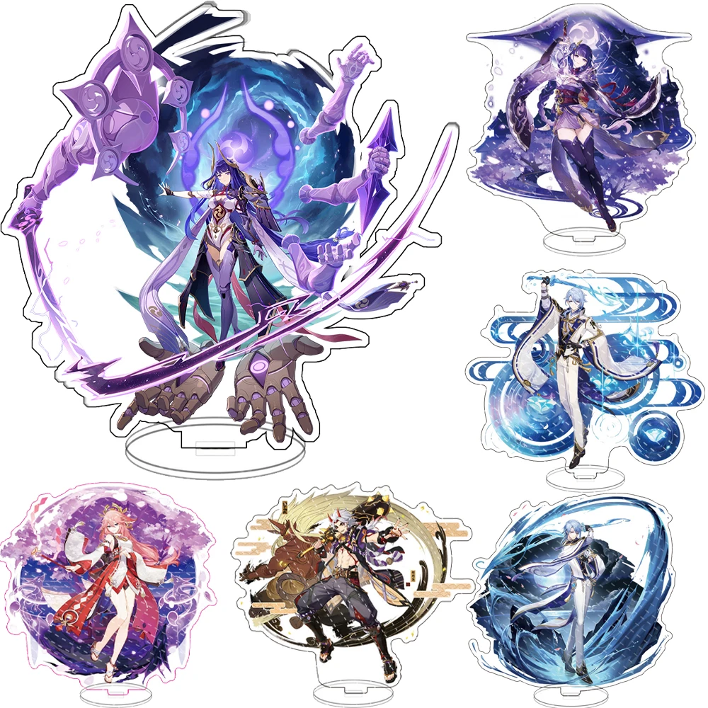 

Genshin Impact Game New Figure Kamisato Ayato Itto Gorou Xiao Acrylic Stand Model Plate Desk Decor Standing Sign Fans Gifts