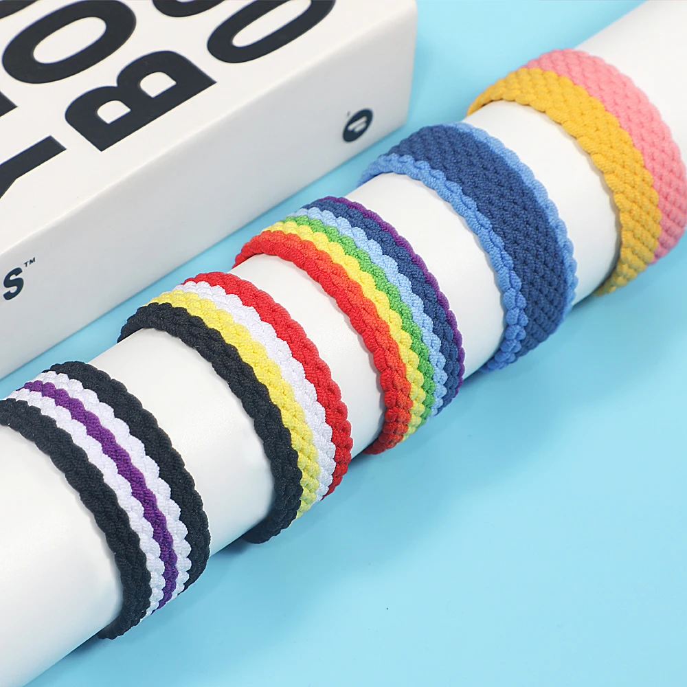 

Nylon Strap For Apple Watch band 44mm 40mm 45mm 41mm 42mm 38mm 44 mm Bracelet correa iWatch serie 3 4 5 SE 6 7 accessories