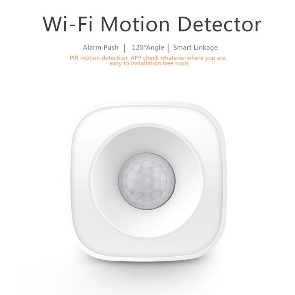 

Wireless WiFi PIR Motion Sensor Portable Security Burglar ABS Detector Tuya Infrared Detector Home