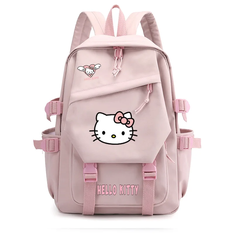 

Sanrio Student Schoolbag Backpack Hello Kitty Cartoon Light Breathable Large Capacity Cute Children's Backpack Stationery Gift