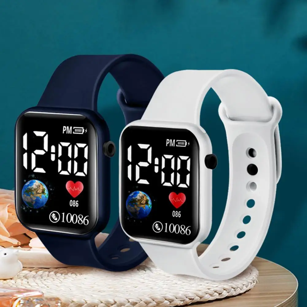 New LED Sports Watches Smart Watch For Children Men and Women Digital Electronic Watch Casual Silicone Wristwatches Droshipping