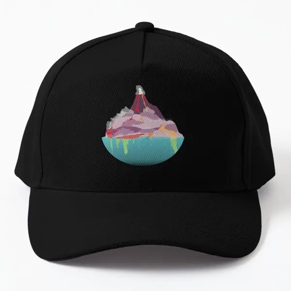 

Volcanic Eruption Baseball Cap Hat Snapback Spring Printed Czapka Casquette Women Sport Black Casual Boys Outdoor Summer Sun
