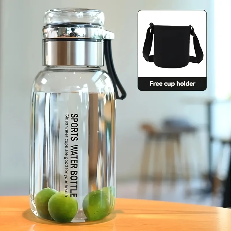 

Премиум стеклянная бутылка для воды 750 мл