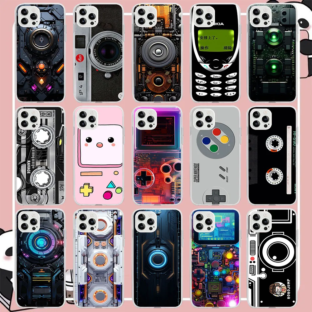 BK-21 Game console Silicone Case For Moto E20 E30 G24 G5 G5S E6 E6S E6i E7 E7i G10 Play GO Plus Power