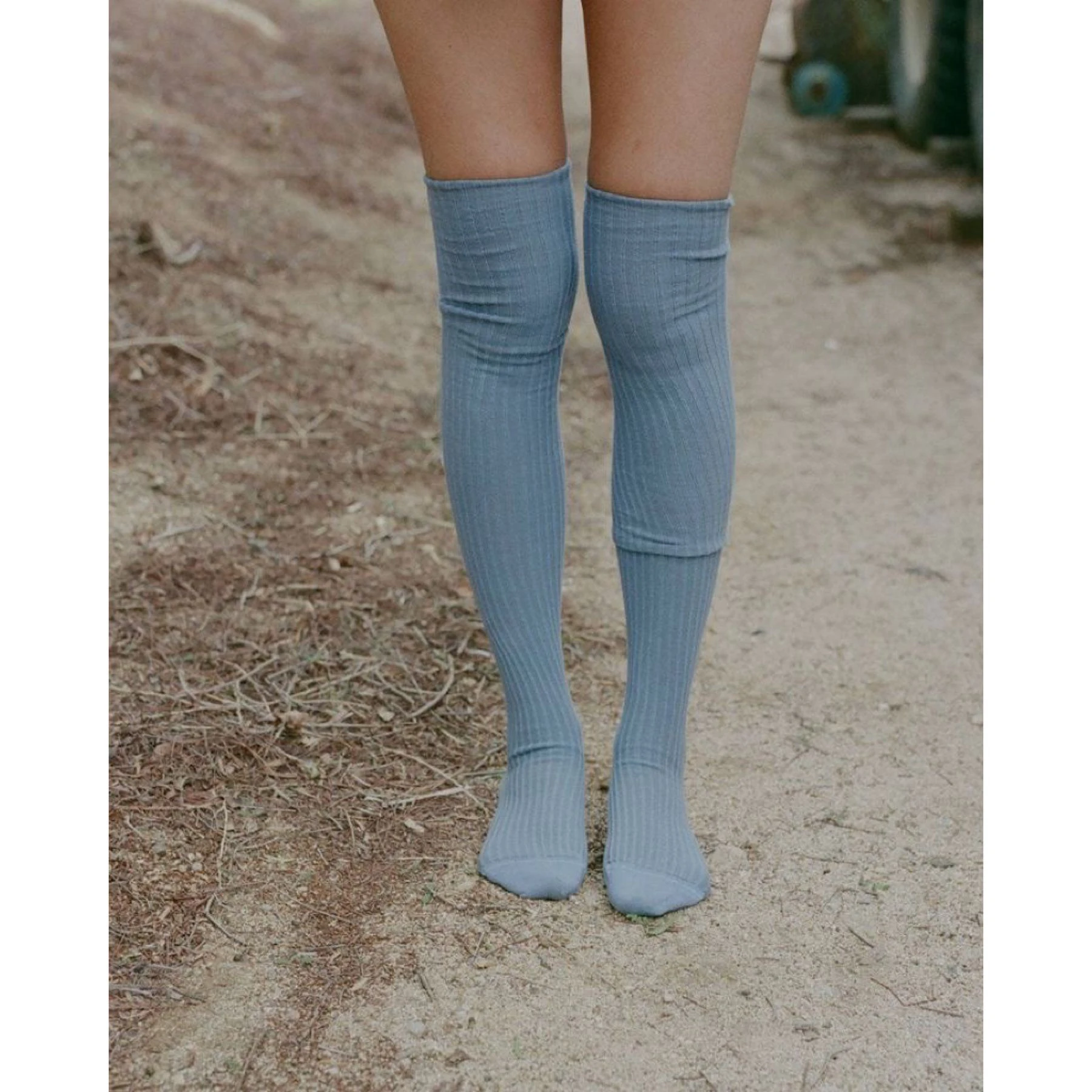 Разноцветные Базовые носки ~ Baser из органического хлопка зауженные полосатые с