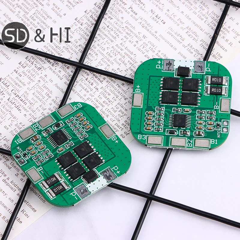 Флюоресцентная плата для защиты литиевой батареи 14 8 в 18650 одинаковый порт 20 А