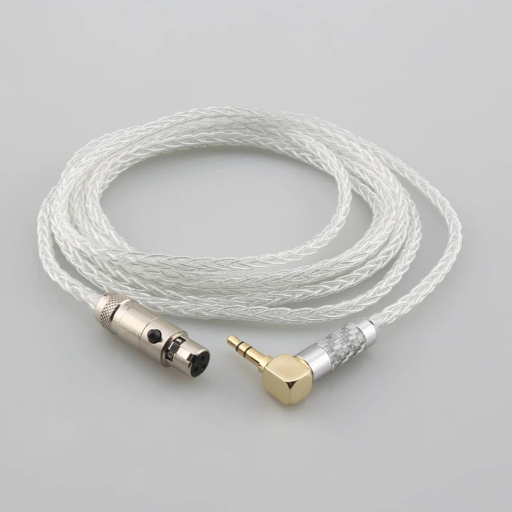 

4.4mm XLR 2.5mm 99% Pure Silver 8 Core Earphone Cable For AKG Q701 K702 K271 K272 K240 K141 K712 K181 K712 Headphone