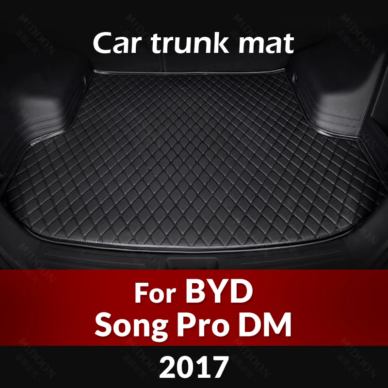 

Коврик для багажника автомобиля для BYD Song Pro DM 2017, пользовательские автомобильные аксессуары, украшение интерьера автомобиля