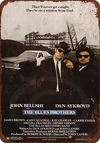 

Custom Kraze 1980 The Blues Brothers Reproduction Metal tin Sign