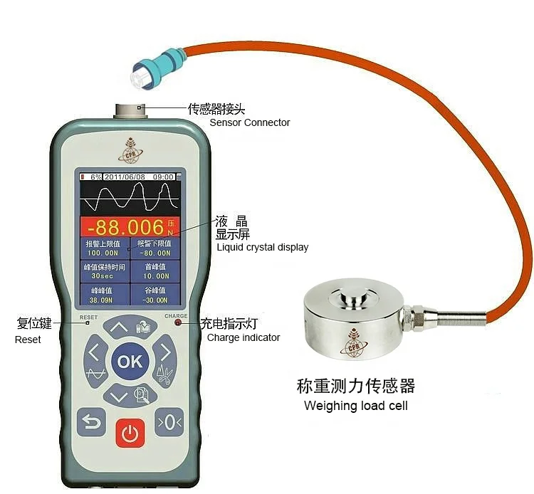

CPR-TX400 Push Pull Tester testing machine Digital Force Gauge weight indicator