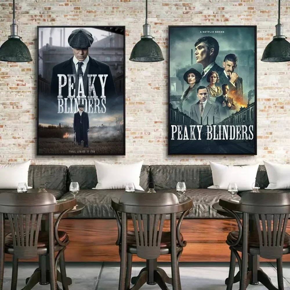 Винтажный Постер С Фильмом P-Peaky B-Blinders Качество HD Классический/современный Принт