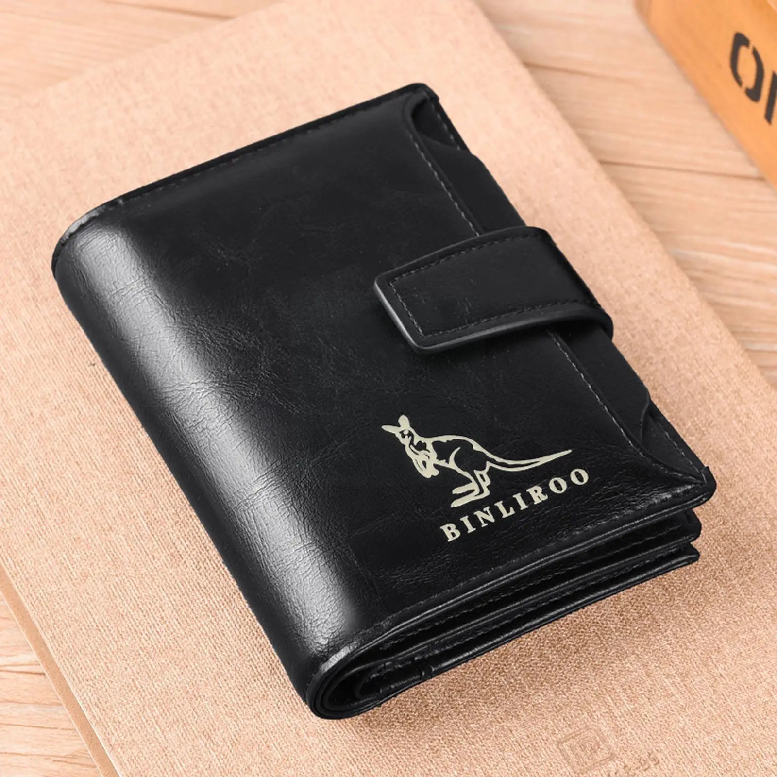 

Anti-theft Men's Wallet For Credit Card Holder Leather Zipped Wallets For Men Portable Large Capacity Wallet Color Q2Q2