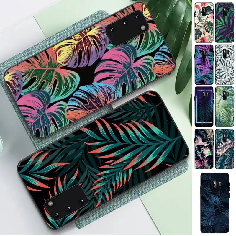 

Palm Tree Leaves Phone Case for Samsung S10 21 20 9 8 plus lite S20 UlTRA 7edge