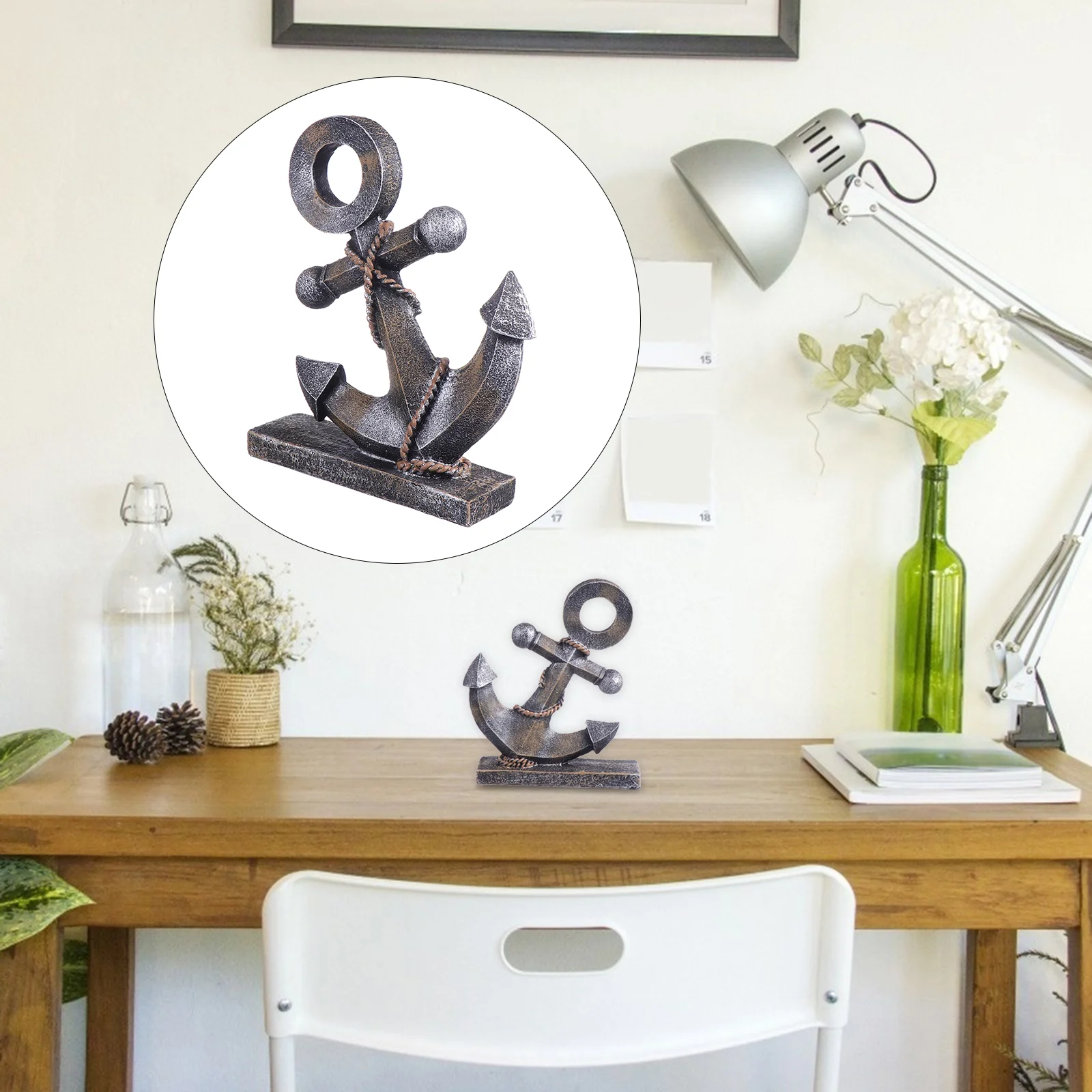 

Anchor Wall Decor Nautical Marine Decoration Anchor Decorations for Bathroom Nautical Livingroom Decoration