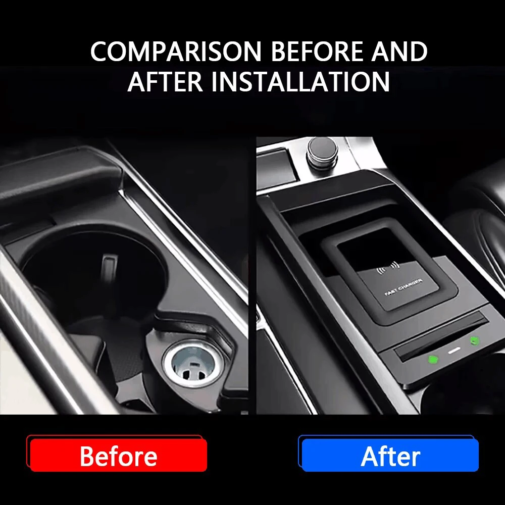 

Автомобильное быстрое беспроводное зарядное устройство для Audi A6 C8 A7 S6 S7 RS6 RS7 2019-2022, держатель для мобильного телефона, аксессуары для тюнинга, интерьер