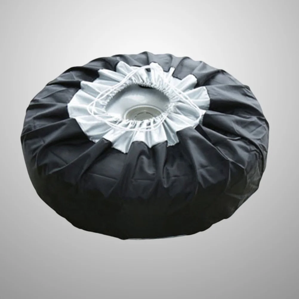 

Car Tire Covers Oxford Cloth Dustproof Wheel Tire Covers Protector for 65cm Tire