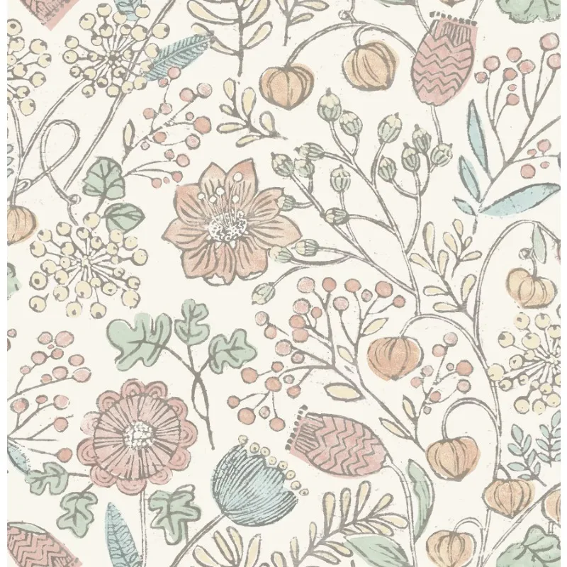 

NuWallpaper Pastel Southern Trail Peel & Stick Wallpaper wall decor