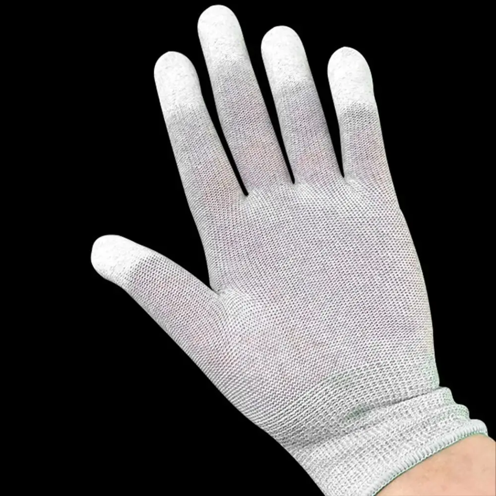 

Антистатические рабочие перчатки Nylon-Carbon PU