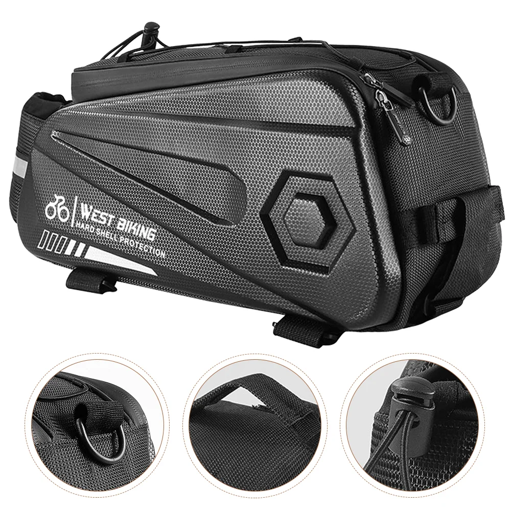 

Bike Trunk Bags Rear Rack Cycling Back Seat Cargo Pouch Carrier Backseat Storage Cooler