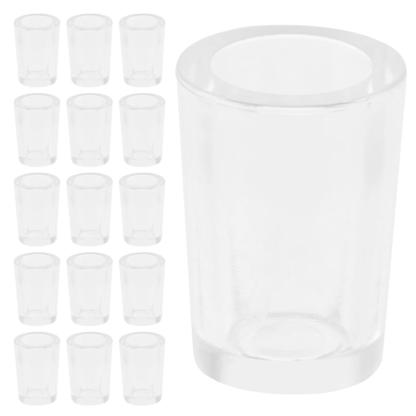 

Mini Cups Miniature Water Glasses Clear Miniature Food Cups Drinking Water Cups Dessert Dish Jar Cup Model Miniature