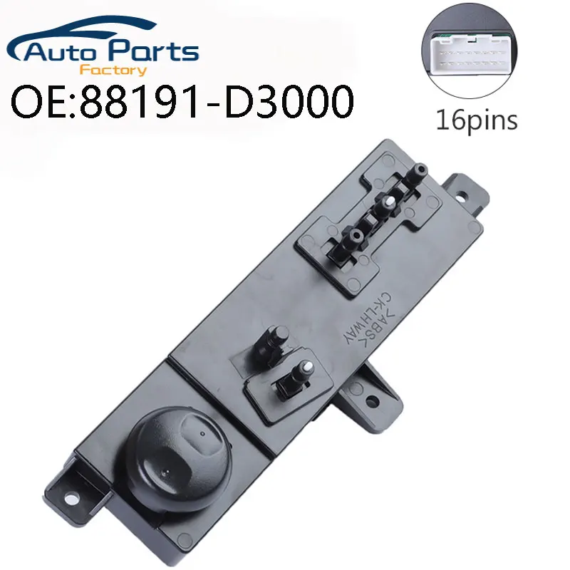 

New Left Car Power Seat Switch For Hyundai Tucson TL 2015-2020 88191-D3000 88191D3000 88193-F8110 88193F8110