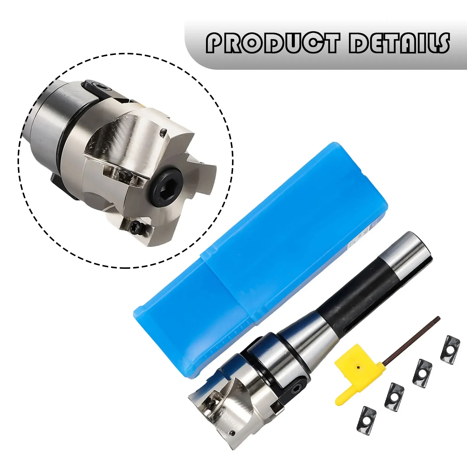 Мощный резак R8 FMB22 Arbor 400R 50 мм торцевая фреза с 4 твердосплавными вставками APMT1604