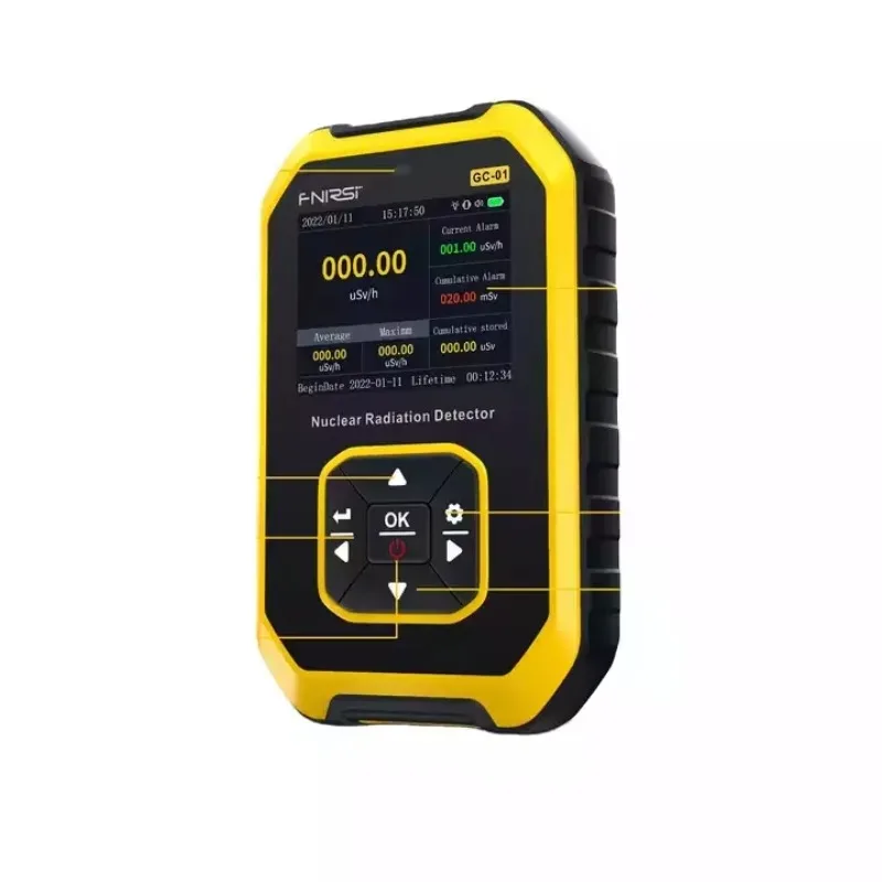 Фото FNIRS GC-01 Счетчик Гейгера Тестер ядерного излучения Персональный дозиметр Рентгеновский тестер радиоактивности Мрамор №1
