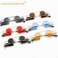 2022 metal steampunk sunglasses men women fashion small round glasses brand design vintage sun glasses oculos de sol uv400