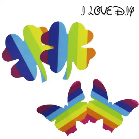 Multi-shaped Rainbow Nipple Cover Disposable Adhesive Pasties Nipple Sticker Sexy  Bra Pad Women Nipple Covers Breasts Pads
