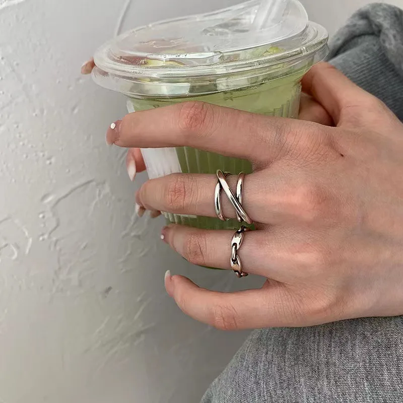 

Korean Suit Cool Style Index Finger Ring Female ins Trendy Hip Hop Fashionable Unique Retro Open