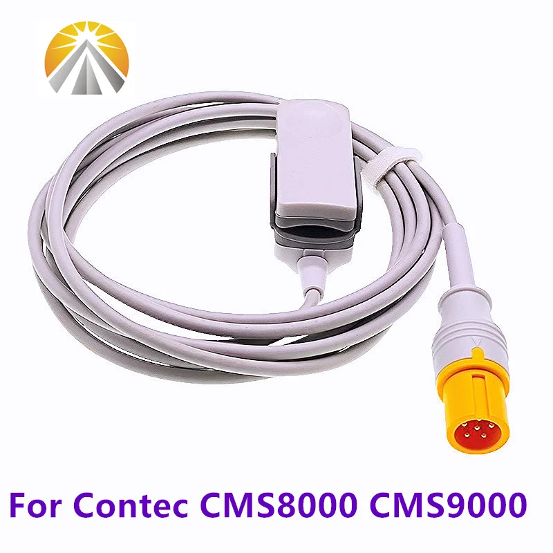 Многоразовый датчик Contec SpO2 6 Pin для CMS5100 CMS8000 CMS9000 монитор пациента Цифровой PD выход Частота пульса SAO2 зонд всех размеров