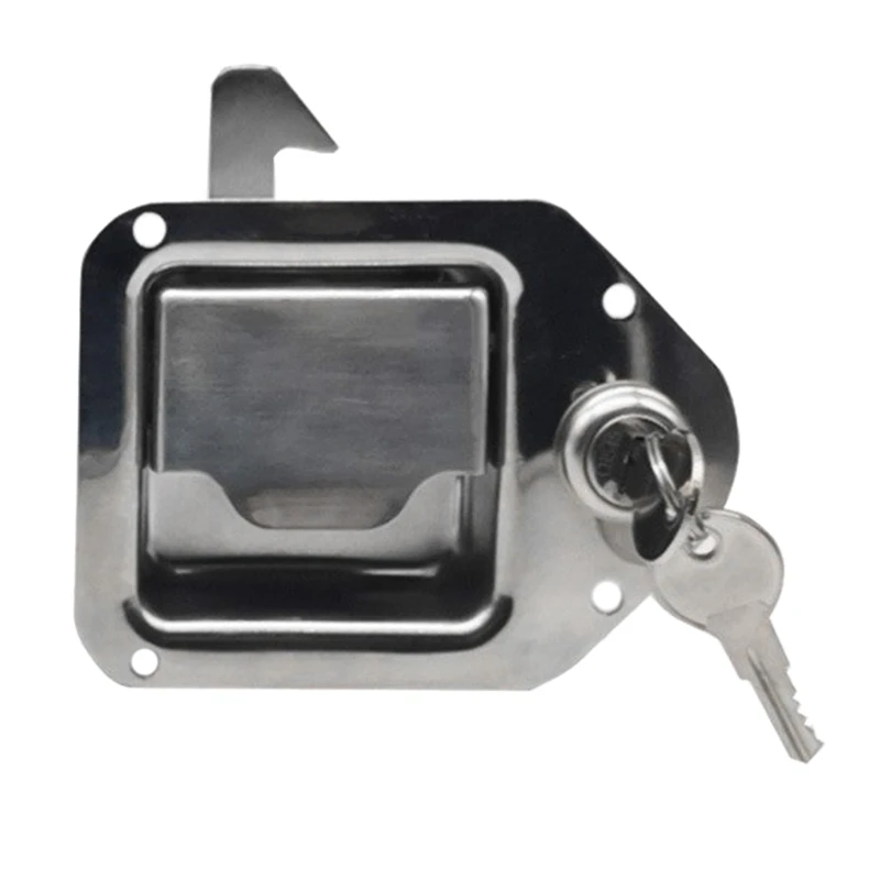 

124B Toolbox Lock Stainless Steel Paddle Handle Easy Fixing Used for RV Trailer