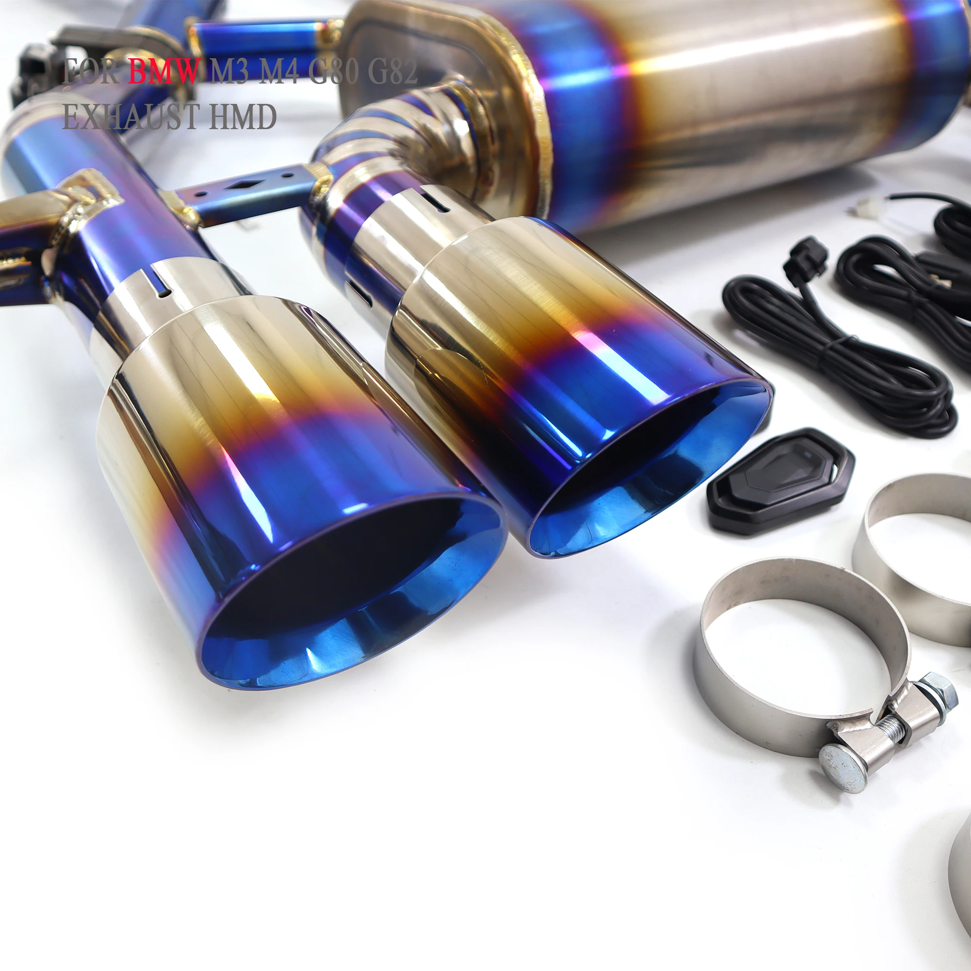 Титановая выхлопная система HMD Performance Catback для BMW M3 M4 G80 G82 3 0T глушитель с клапанами