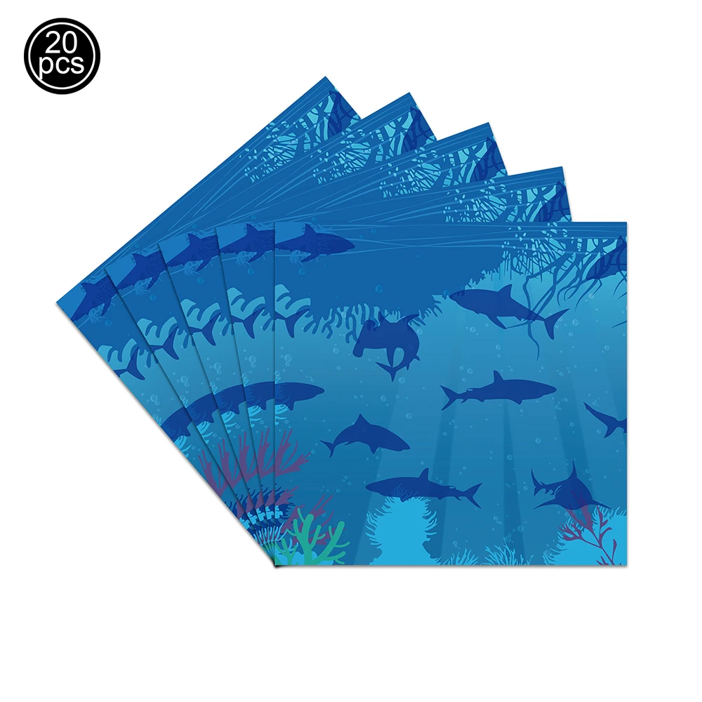 

Бумажная посуда "Акула" для дня рождения