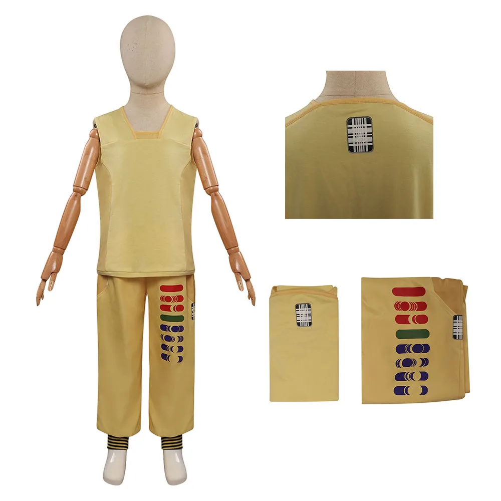 

Rocket Raccoon Cosplay Kids Prison Uniform Fantasia Boys Girls Cosplay Halloween Disguise Roleplay Costume