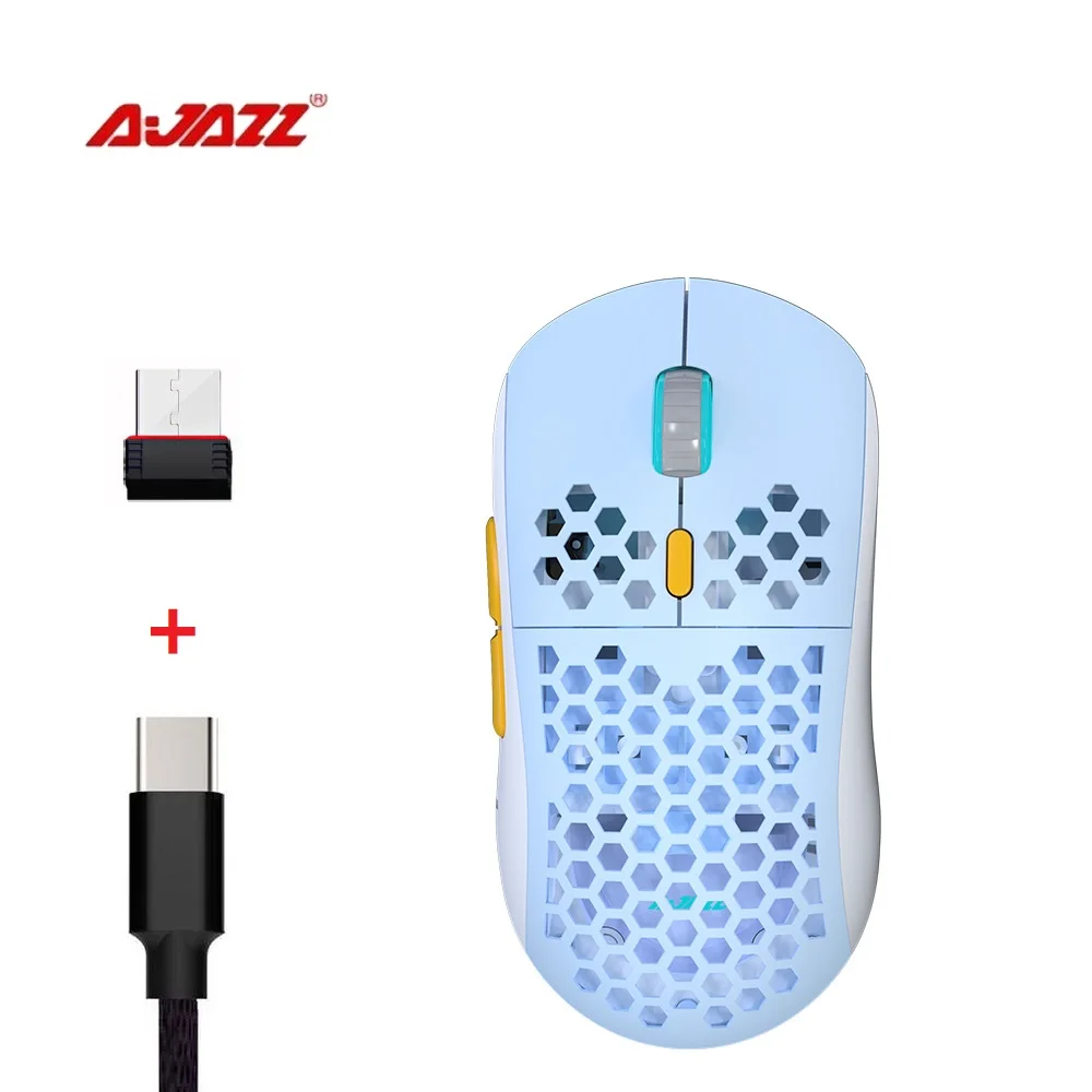 

Проводная мышь AJAZZ i380Pro, 2,4 ГГц, 10000DPI, игровая компьютерная мышь