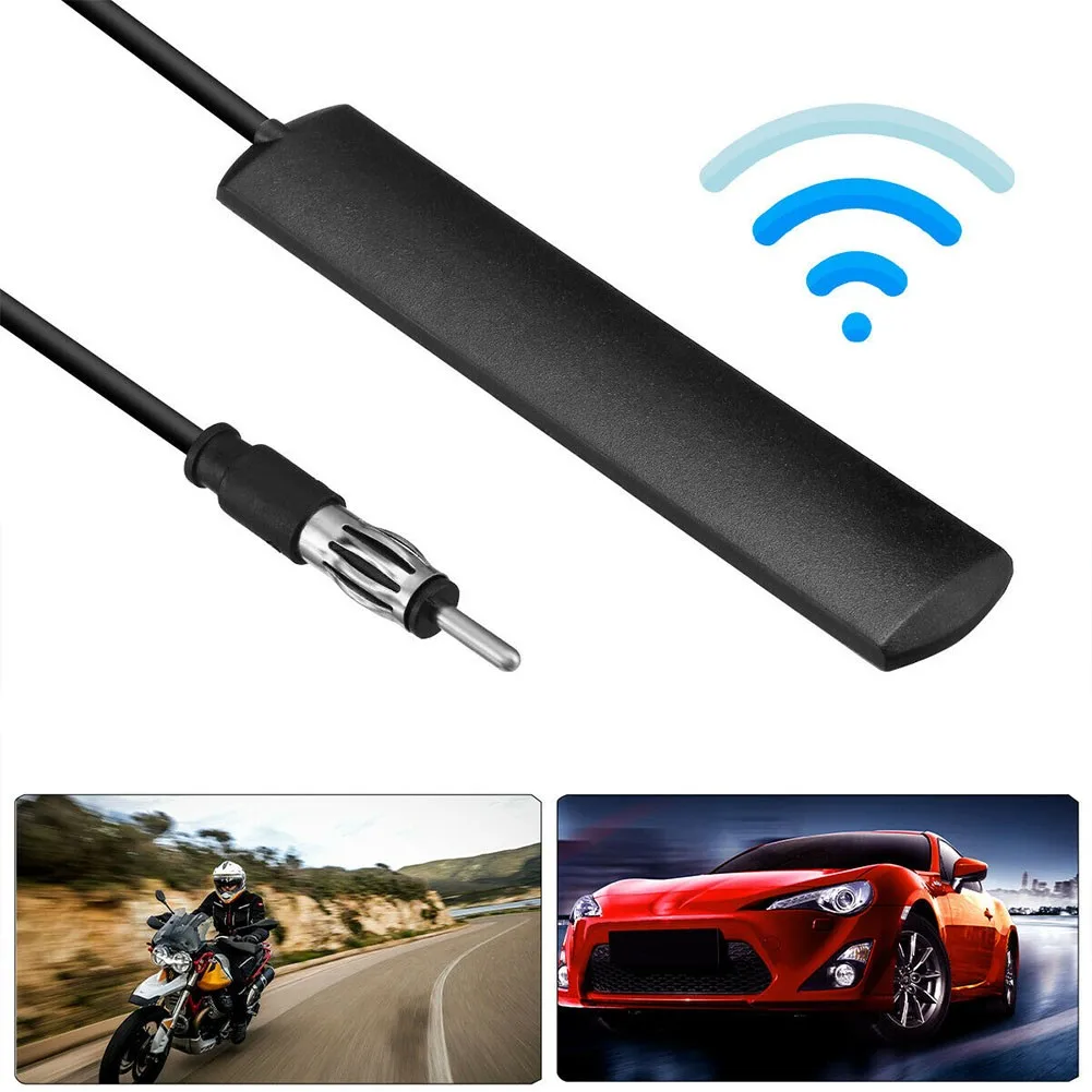 

Universal Car Radio Antenna Signal Amplified Antenna Kit 12V Electronic Stereo AM/FM Radio St Car Signal Enhance Device