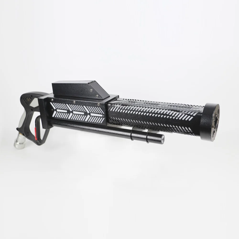 RGB Led Co2 Air Column Gun CO2 Ручной атмосферный пистолет Atmosphere Props Dry Ice Jet Bar Dj Fog Spray Cannon Machine