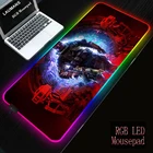 RGB коврик для мыши с вызовом из игры Warzone, игровые аксессуары, игровой Настольный коврик, коврик для клавиатуры ноутбука, коврик для мыши Kawaii Varmilo LOL, коврик для мыши