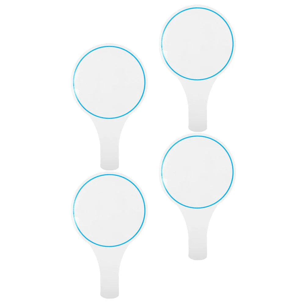 

4Pcs Mini Dry Erase Mini Office Supplies Answer Paddles for Students Classroom Voting Answers