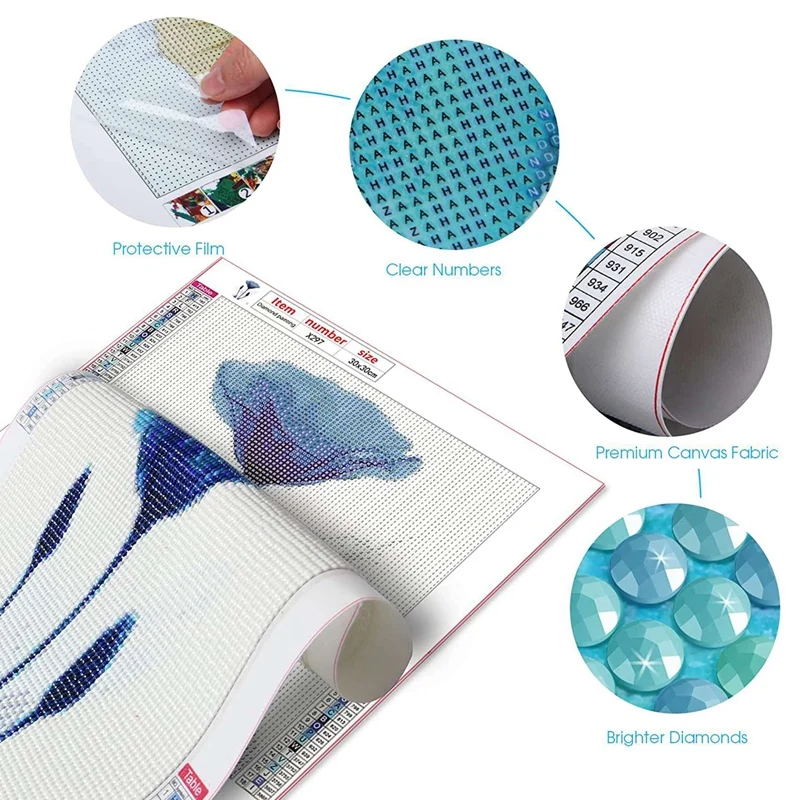 Акция! 4 шт. набор для алмазной вышивки сделай сам |