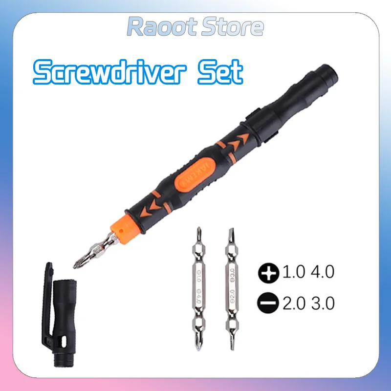 Набор прецизионных отверток JAKEMY магнитная ручка отвертки с двумя двуглавыми