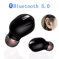 single1pc mini x9 x8 wireless earbud in ear long standby time bluetooth 5 0 earphone 3d sound for samsung