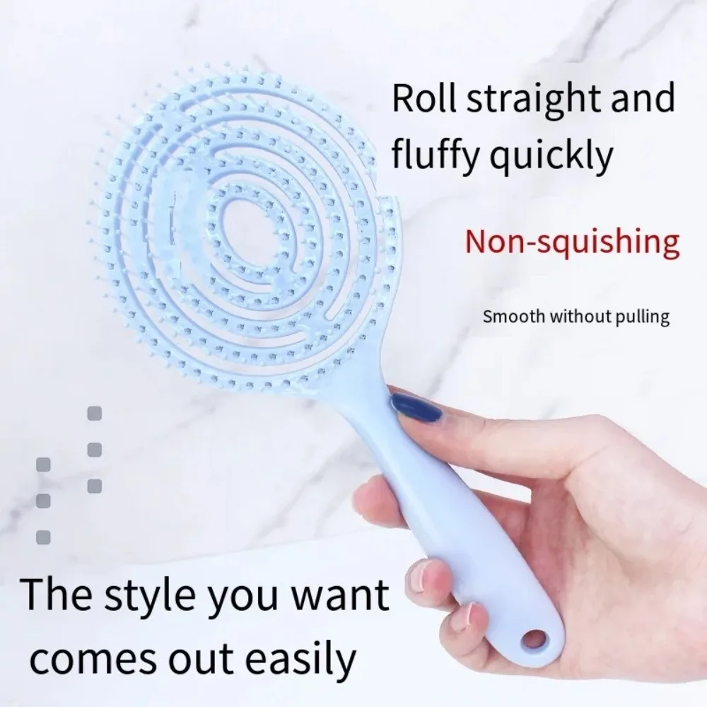 Парикмахерские аксессуары круглая Массажная расческа инструмент для укладки