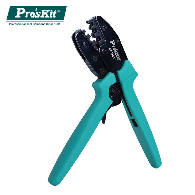 

Pro'skit CP-230C CP-230PA Connecting bare ratchet pressure terminal crimping pliers interlocking non-insulated crimping tool
