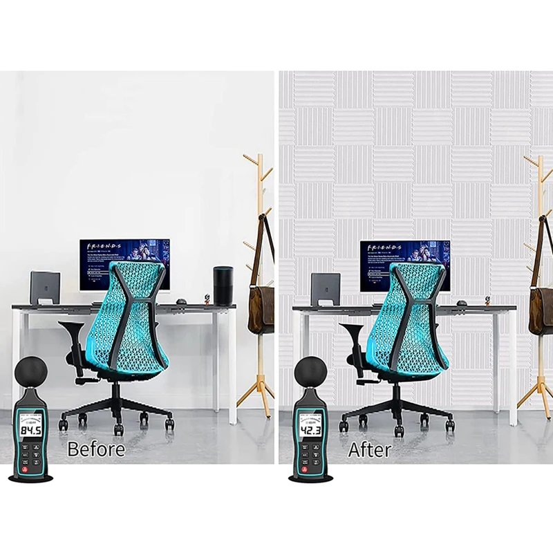 12 шт. акустическая пенопластовая доска студийная клиновая плитка пена