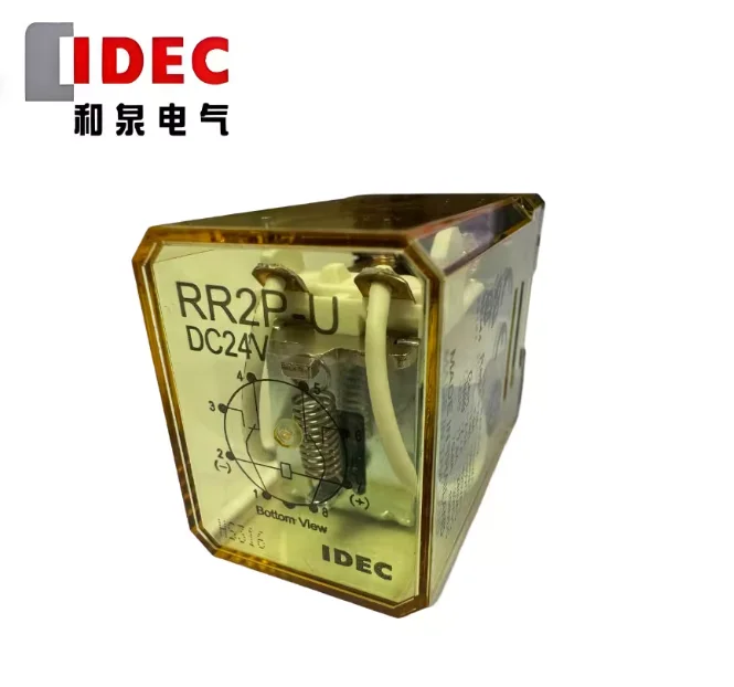 Фото IDEC оригинальное аутентичное новое электрическое промежуточное реле Izumi RR2P-UDC24V круглый 8-контактный ток 10А №1