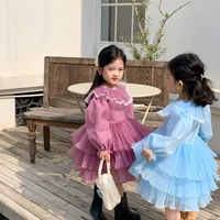 girl dress%c2%a0party evening gown cotton 2022 ball gown spring autumn cotton flower girl dress vestido robe fille kids baby children