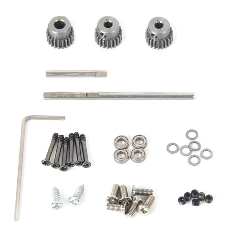

Metal Transmission Gearbox Steel Gear Set For WPL C14 C24 B14 B24 B16 B36 MN D90 D99 MN99S RC Car Upgrade Parts