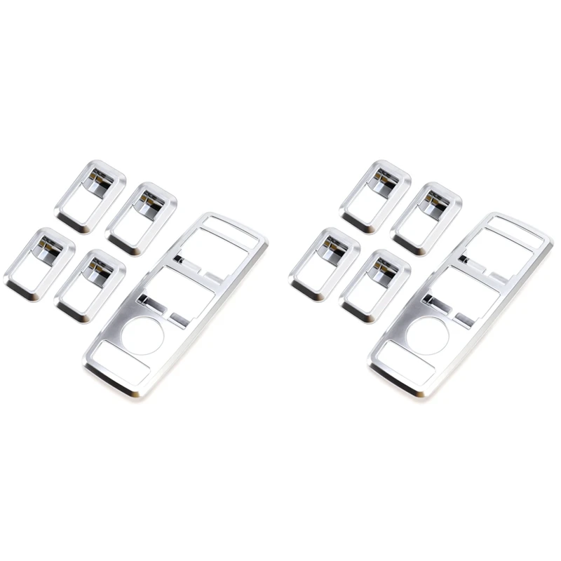 

10X Matt Chrome Door Window Switch Panel Cover Car Stylings Trim For Mercedes C Glk Class W176 W246 W204 W212 W218 X204